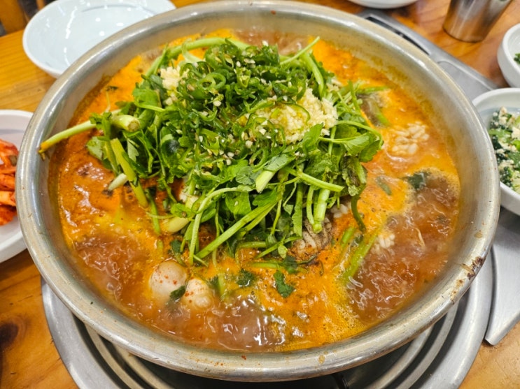 괴산 청천 동태탕맛집 양푼이섞어탕 바다양푼이동태탕