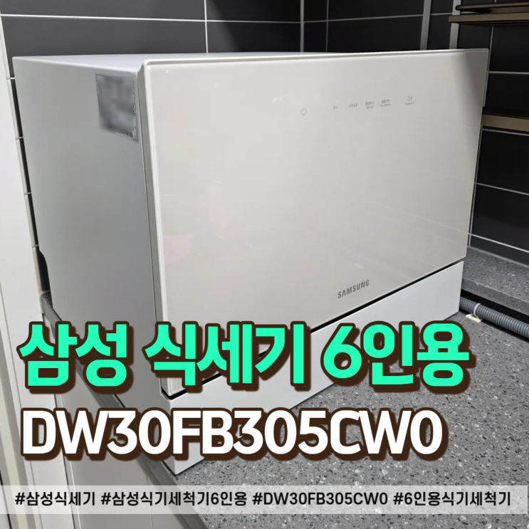  삼성 식세기 6인용 내돈내산 찐후기 DW30FB305CW0 열풍건조 모델 선택 이유