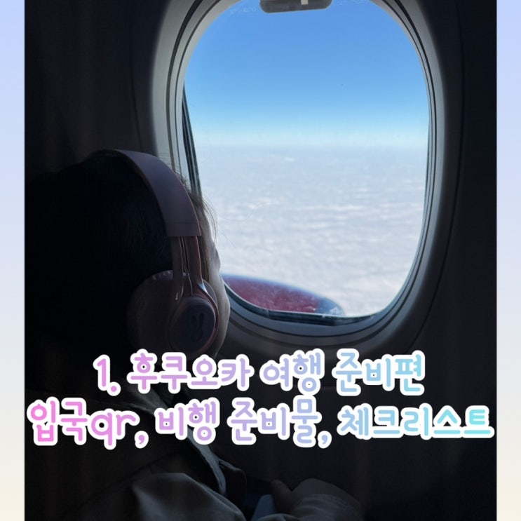  아이랑 여행 2탄｜후쿠오카(2) 최종 체크리스트편 : Visit Japan Web 입국 QR코드 발급 방법 + 공항 우선패스 꿀팁, 비행 준비물, 최종 체크리스트 12