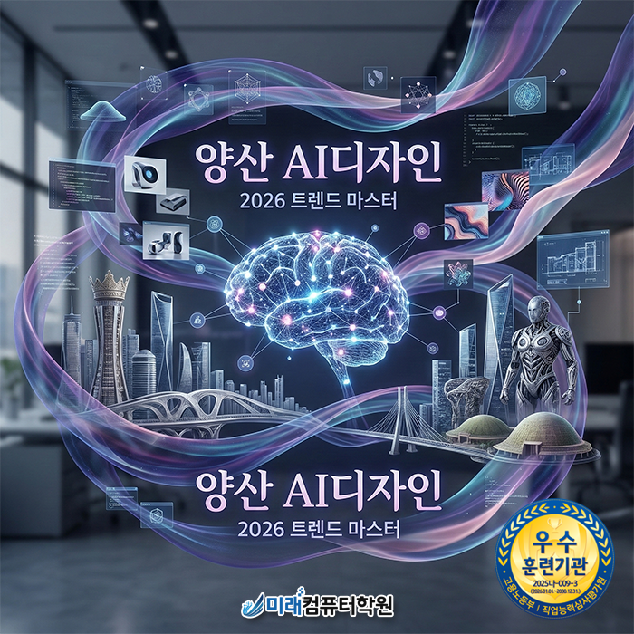  양산 AI디자인 : 생성형 AI로 쇼핑몰 상세페이지까지 국비지원받아 배워보자!