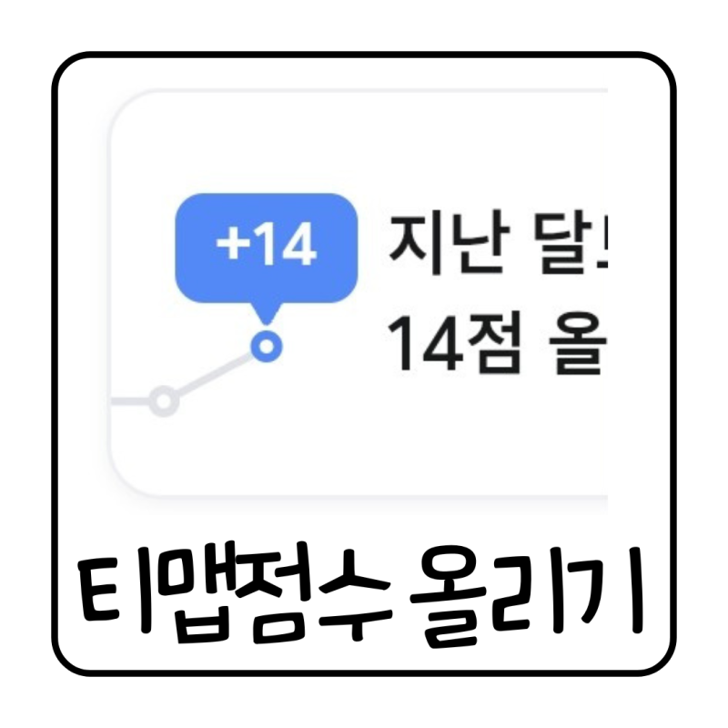 한달만에 티맵 점수 올리기 (78점➡️96점)