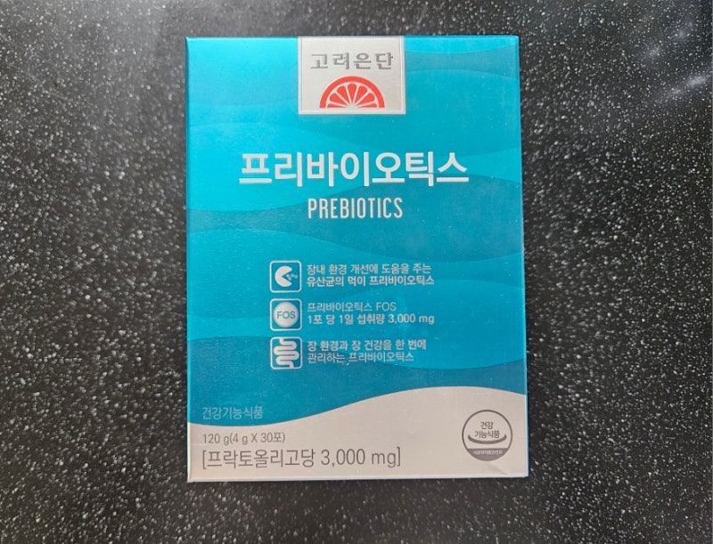 프리바이오틱스 고려은단 건강기능식품 유익균 : 프리바이오틱스 + 요거트
