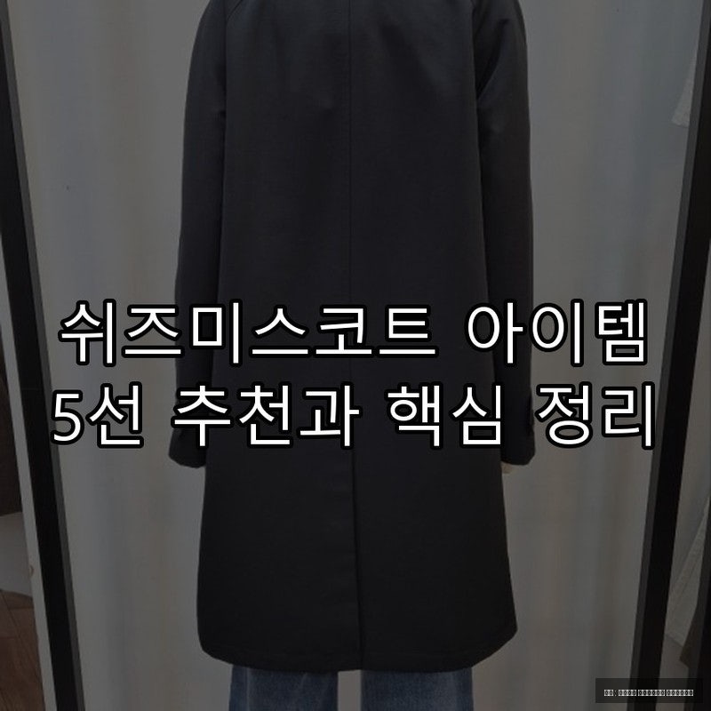 쉬즈미스코트 아이템 5선 추천과 핵심 정리