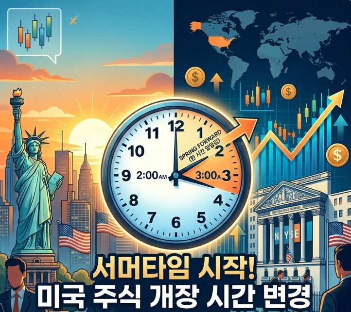  미국 주식 서머타임 시작! 반드시 체크해야 하는 이유