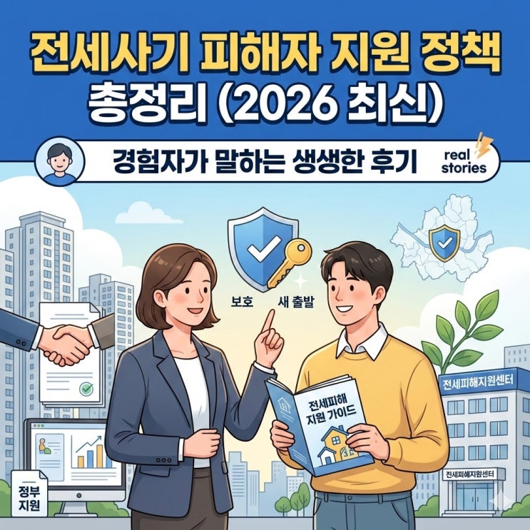  전세사기 피해자 지원 정책 총정리 (2026 최신)/  Feat. 실제 경험자