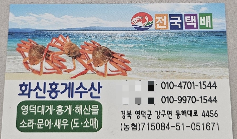 화신홍게 사진 6