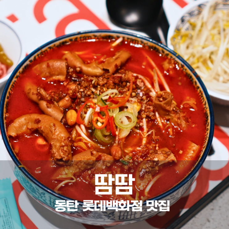  동탄 롯데백화점 맛집 땀땀 곱창쌀국수 후기