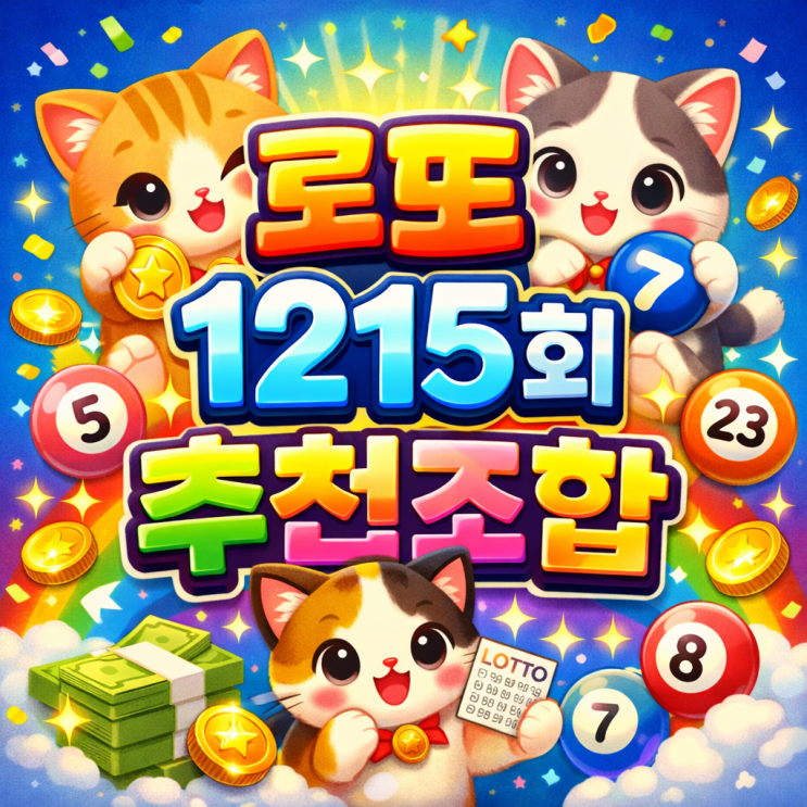  2026 로또 1215회 추천조합 공유~! 