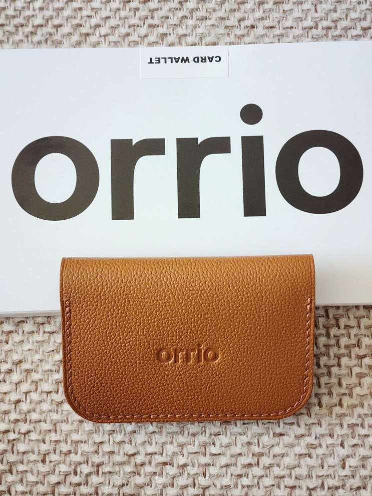  여자 카드지갑 추천 오르이오[orrio] 가볍고 튼튼한 가죽 카드지갑
