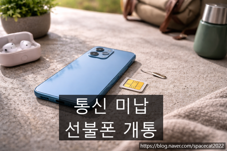  통신 미납 개통 선불폰 활용하여 해결하기