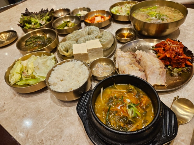  김포공항 롯데몰 맛집 한티옥 맛깔난 보쌈정식