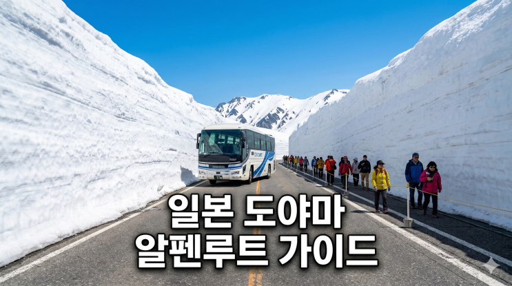  일본 도야마 알펜루트 여행! 위치 날씨 및 직항 항공권 진실