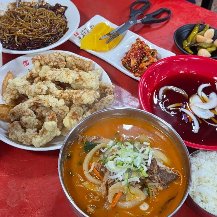  담양 중국집 취향루 줄 서서 먹는 우삼짬뽕&생등심 탕수육 솔직후기