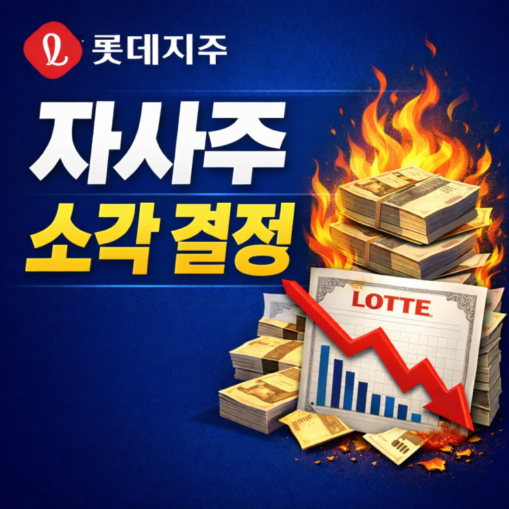  롯데지주 자사주 소각 결정, 주가에는 어떤 영향이 있을까?