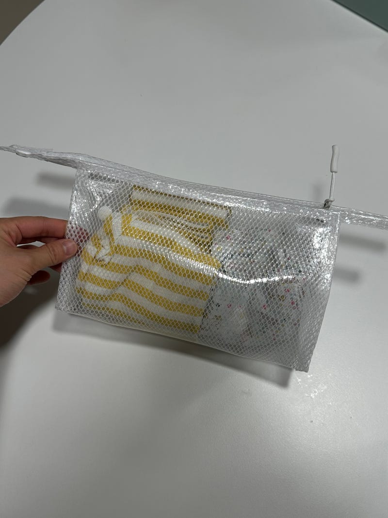 가성비 갑! 다이소 어린이집 파우치 추천 3가지 (여벌옷/기저귀/식기류 꿀조합)