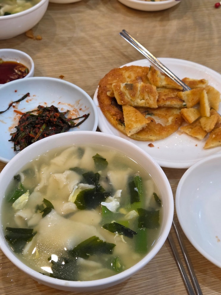 광주 대인시장 맛집 박순자 녹두집 6000원 수제비와 인생 빈대떡