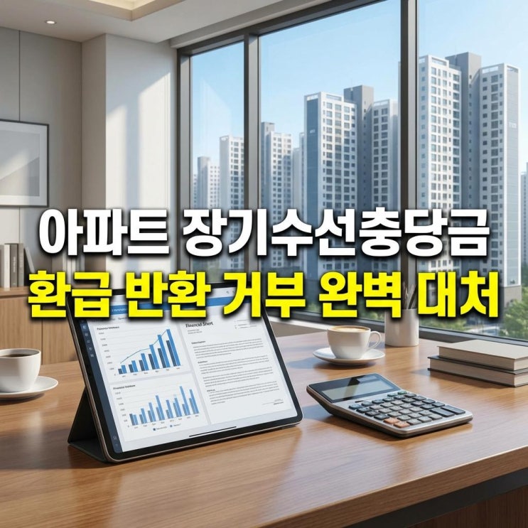  아파트 장기수선충당금 환급 반환 거부 완벽 대처 및 이사 정산 꿀팁