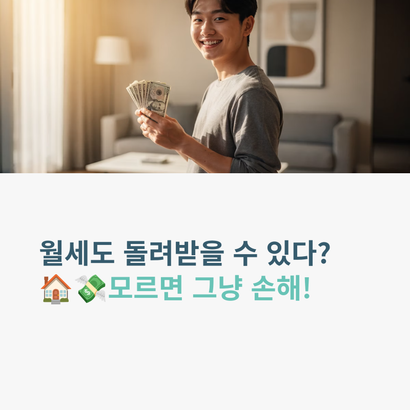 자리톡 월세 환급신청 완벽 가이드 : 최대 450만원 돌려받는 방법