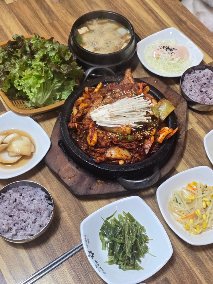 대구 중구 맛집 반월당 부자식당에서 한식 재방문