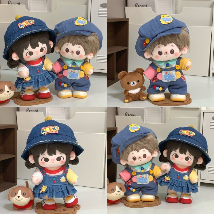  20cm 귀여운 데님 세트 인형옷 아이돌인형옷