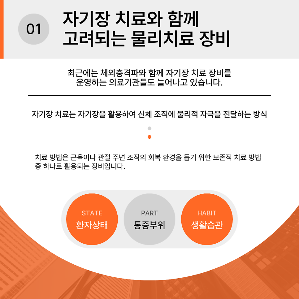 여의도 체외충격파 자기장 치료 가능한 곳 찾는다면 주목!