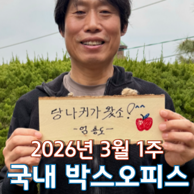  [2026년 3월 1주 국내 박스오피스] '왕사남', 1,200만 명을 향해 돌진 중!