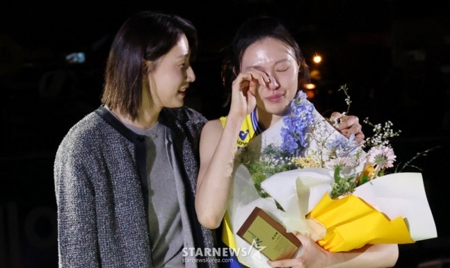 V리그 전설 양효진, 은퇴식에서 후배를 보며 떠오른 지도자의 꿈과 코트에서의 재회 가능성