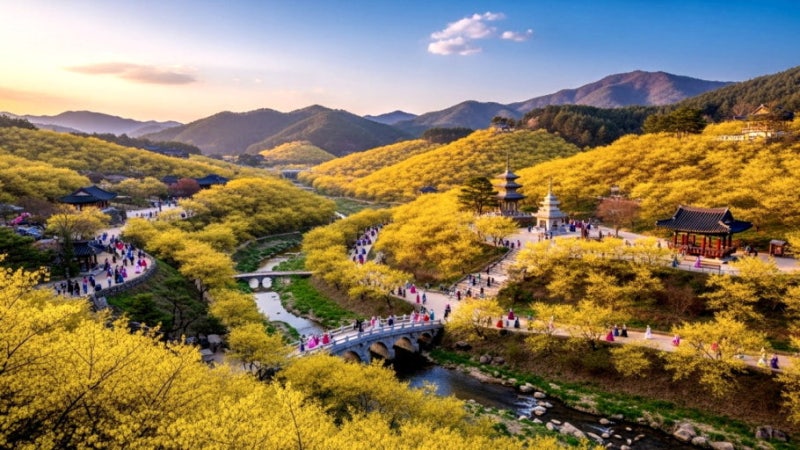 '이것' 모르면 주차장에서 3시간 갇힙니다 – 2026 구례 산수유꽃축제 일정·개화시기·주차 꿀....