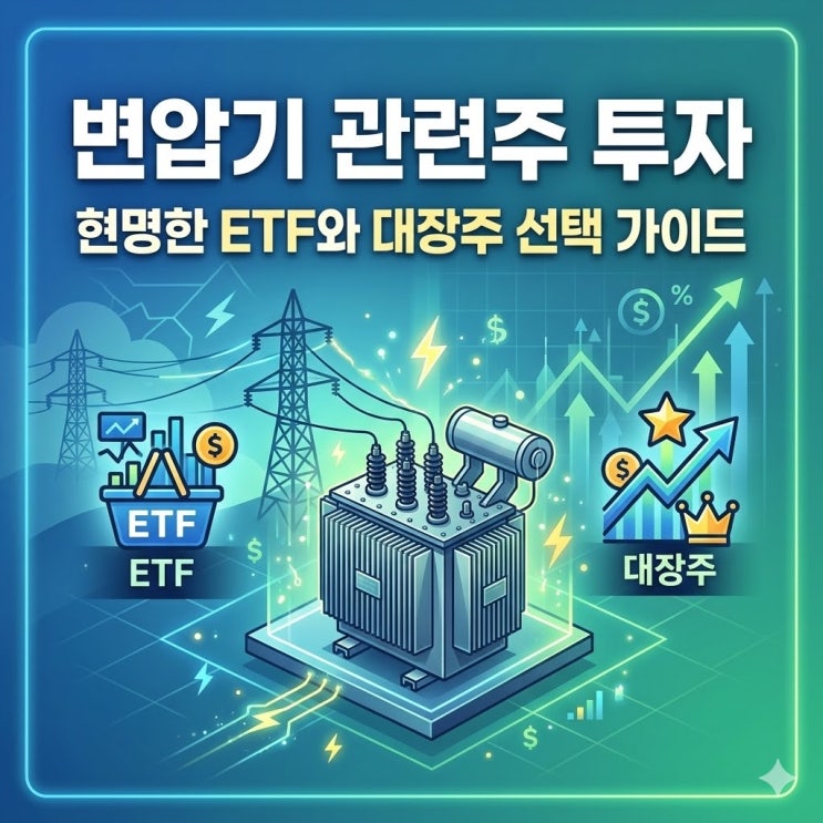  변압기 관련주 투자, 현명한 ETF와 대장주 선택 가이드