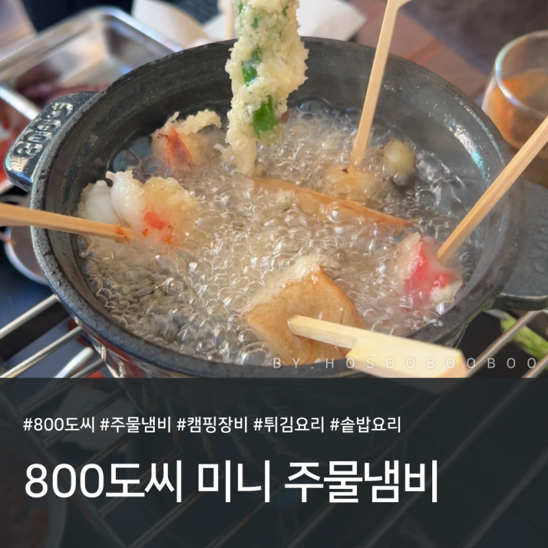 주물냄비 추천ㅣ"800도씨 미니 무쇠 주물냄비" (내돈내산 솔직후기)
