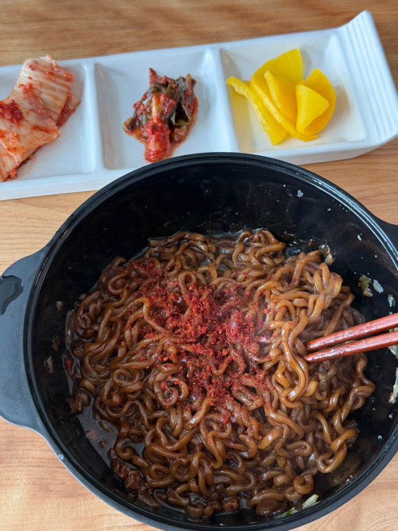 전자레인지 짜파게티 요리사 핫한 홍윤화 레시피
