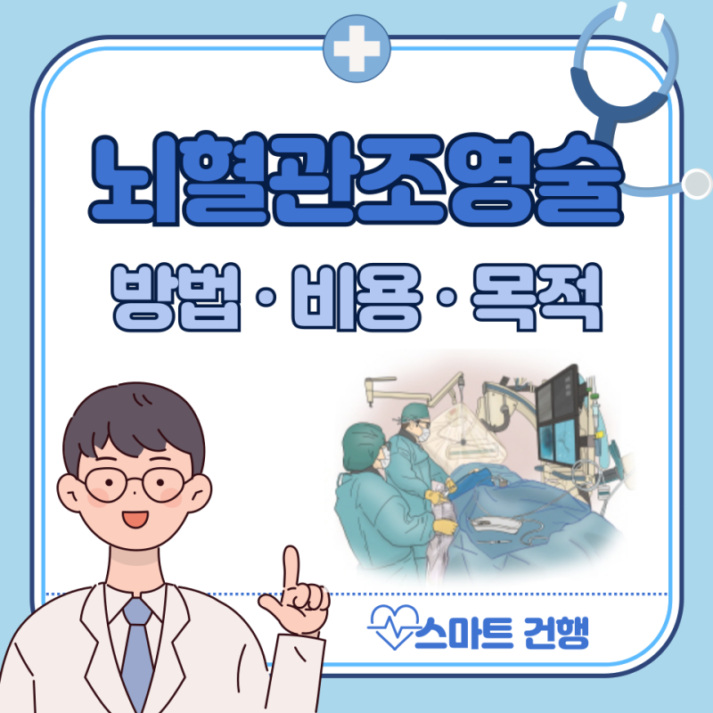 뇌혈관조영술 비용, 부작용, 검사 방법 : 실비 보험, 금식