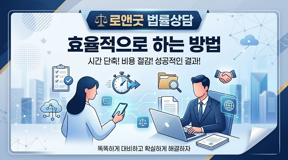 로앤굿 법률상담 효율적으로 하는방법 관련 사진