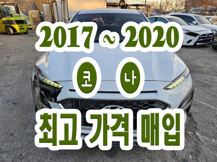  2017 ~ 2020 코나 휘발유 . 디젤 폐차보다 판매 !!