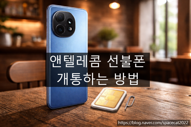  앤텔레콤 요금제 정보 및 선불폰 유심 개통 총정리