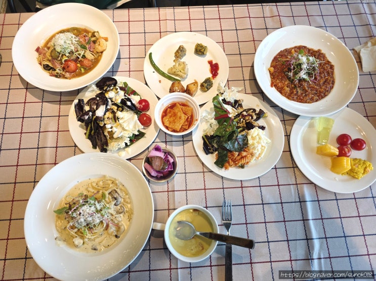  파주 서패동 파스타맛집 오퍼스240 샐러드바까지 즐기기