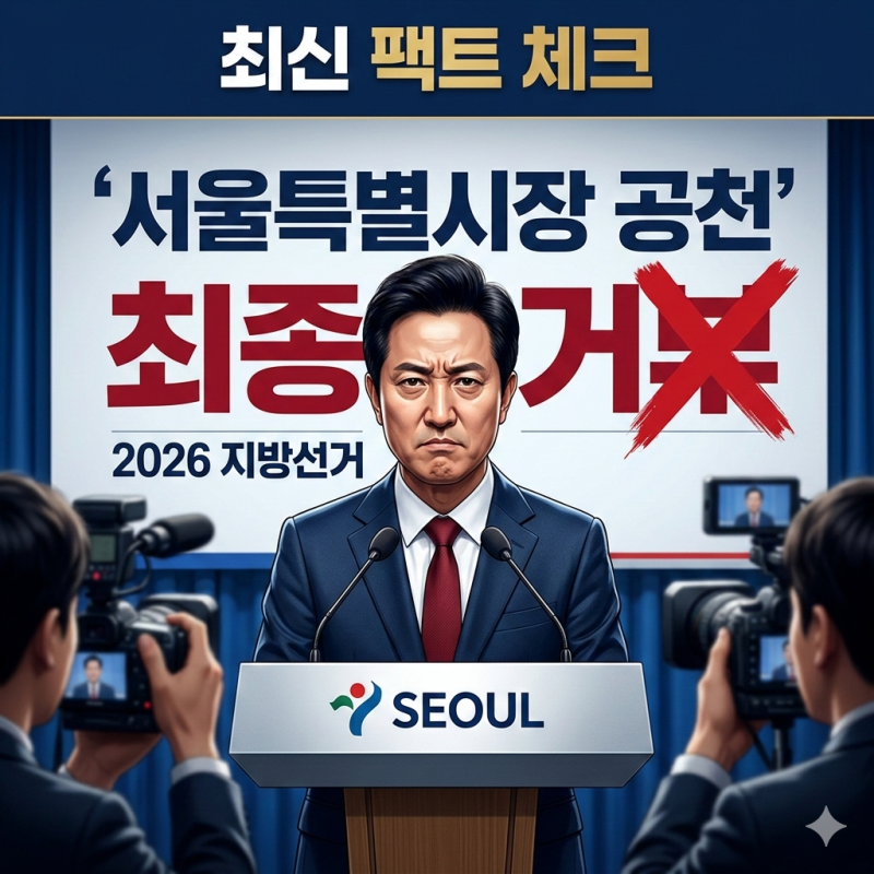 오세훈 서울시장 공천 신청 거부 이유와 2026 지방선거 전망 분석