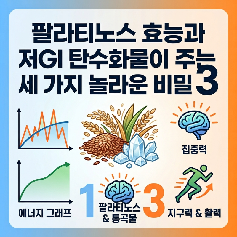 팔라티노스 효능, 논문에서 확인한 저GI 탄수화물의 놀라운 비밀