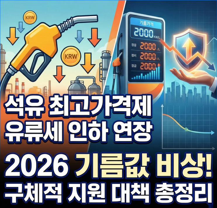 <b>석유 최고가격제</b> 검토와 유류세 인하 연장 총정리 (휘발유 경유... 