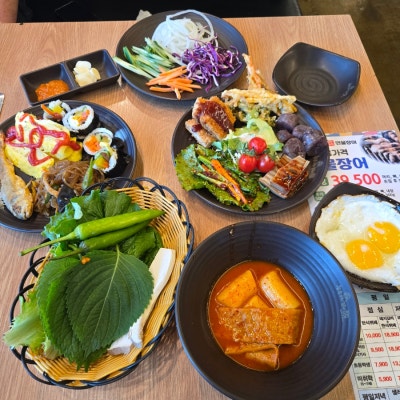 익산 돼지갈비 무한리필 맛집 어양동 한식뷔페 놀이방식당 농부애갈비 굿!