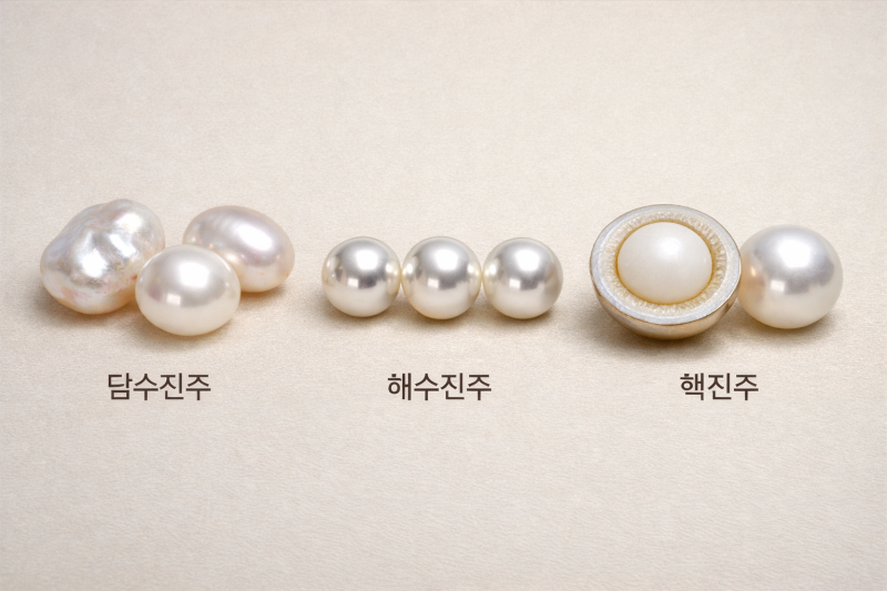 진주도 종류가 있다? 핵진주 vs 담수진주 vs 해수진주