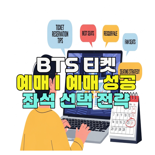  BTS 티켓 예매｜예매 성공 좌석 선택 전략