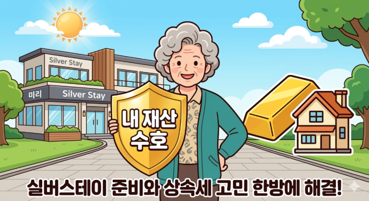  2026년 실버스테이 입주 준비, "자식에게 손 벌리지 않고 상속세 고민까지 끝내는 법"