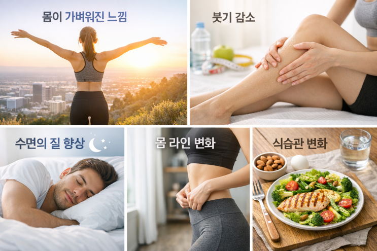  해운대 헬스 운동 시작하면 몸무게보다 먼저 바뀌는 것