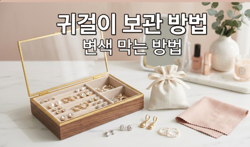 귀걸이 보관 방법과 변색 막는 방법 액세서리 오래 쓰는 관리법