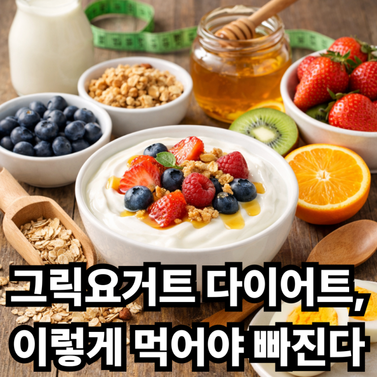  그릭요거트 다이어트 방법, 효과적으로 먹는 법 총정리
