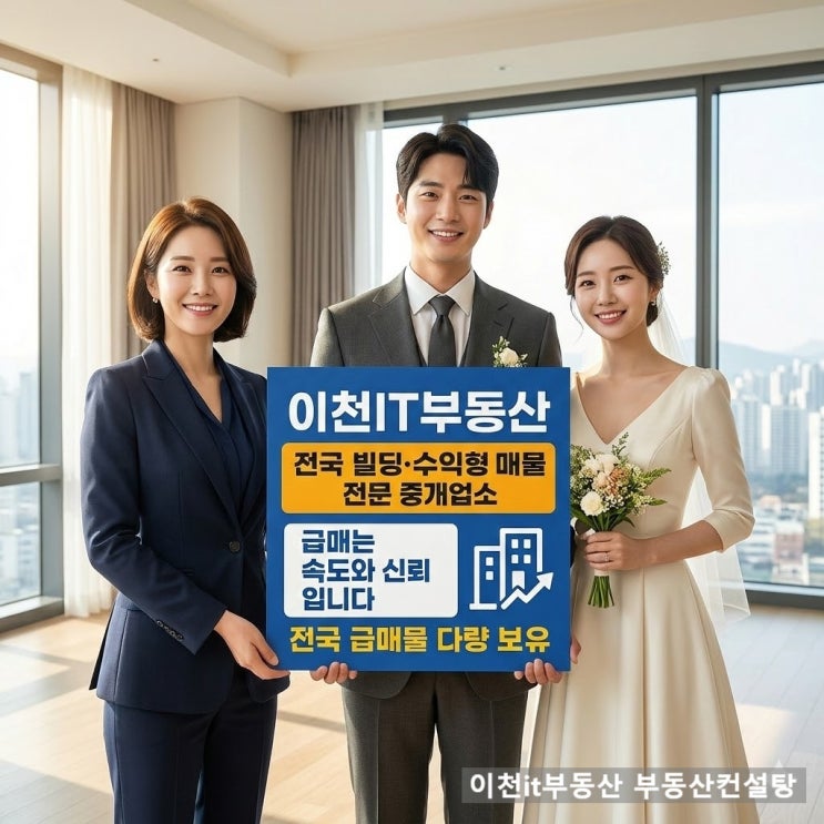 이천 부동산 안 팔릴 때,,이천IT 부동산 급매 전략은?