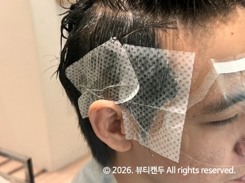  남자 옆머리 다운펌 주기는?