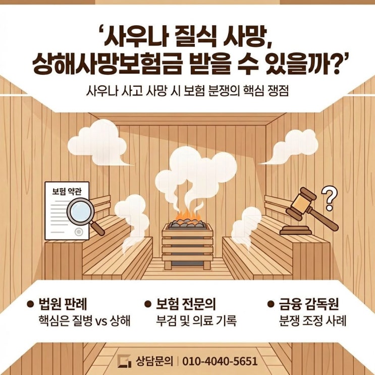  사우나 사망 상해사망 지급이 거절되는 원인과 해결 방안