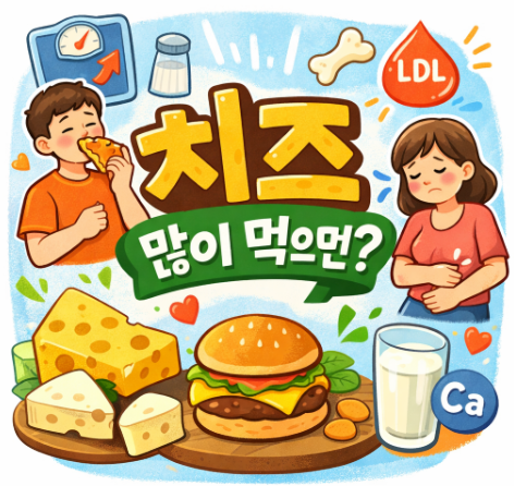  치즈 많이 먹으면 몸에 생길 수 있는 변화 5가지